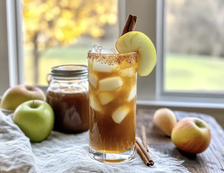 Caramel Apple Fizz: Sweet, Sparkly, and Pure Fall Nostalgia
